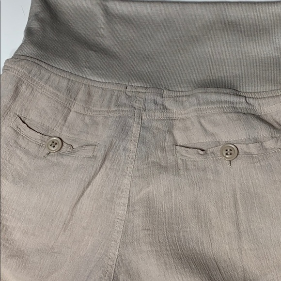 Grass Collection Cotton Fold Over Short khaki small - Picture 4 of 5